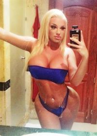 Anonymous in a bikini taking a selfie