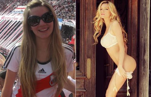 Micaela Breque in lingerie