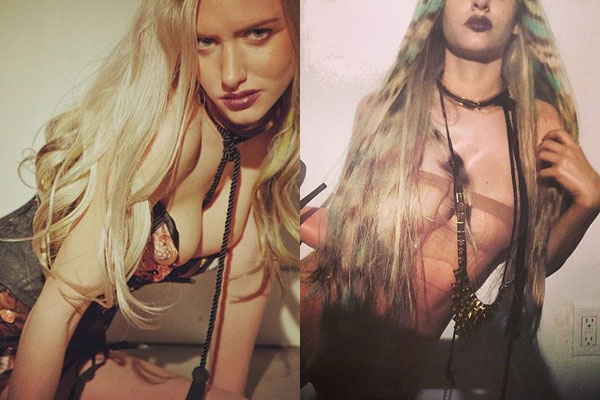 Gabi Grecko in lingerie