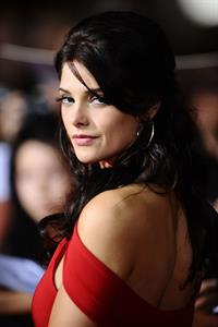 Ashley Greene attends the Twilight Saga New Moon premiere held at the Mann Village Theatre in Westwood, California 