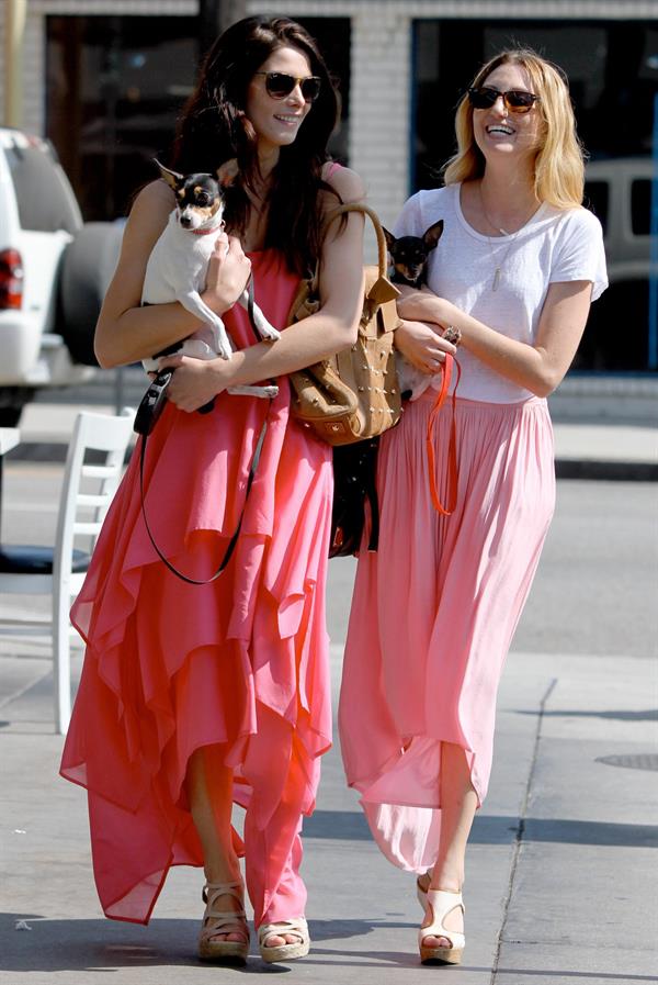 Ashley Greene outside Toast Restaurant in Los Angeles on June 13, 2012