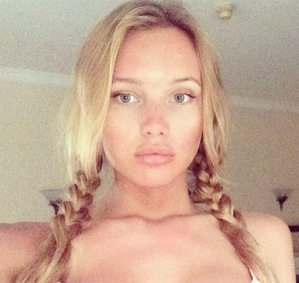 Olya Abramovich taking a selfie