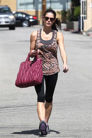 Ashley Greene leaving the gym in Studio City on May 30, 2012