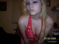 Anonymous in a bikini