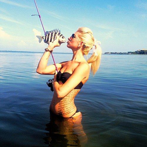 Anonymous in a bikini