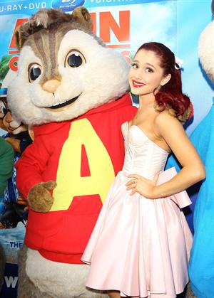 Ariana Grande Alvin and the Chipmunks Chipwrecked dvd release concert in Los Angeles on March 26, 2012
