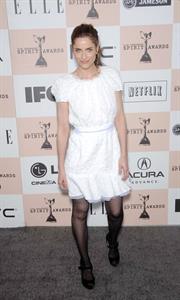 Amanda Peet Film Independent Spirit awards at Santa Monica Beach on February 26, 2011