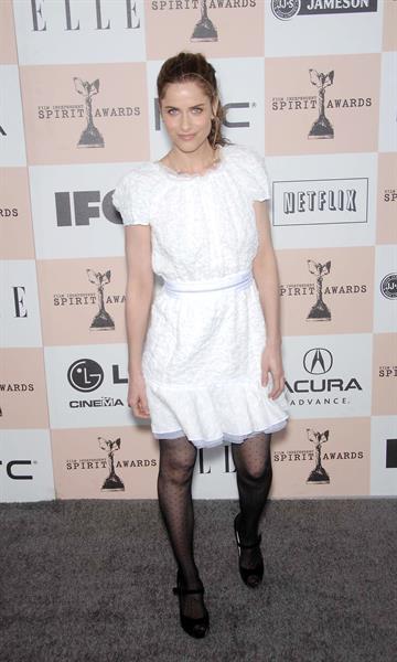 Amanda Peet Film Independent Spirit awards at Santa Monica Beach on February 26, 2011