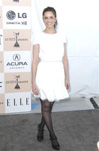 Amanda Peet Film Independent Spirit awards at Santa Monica Beach on February 26, 2011