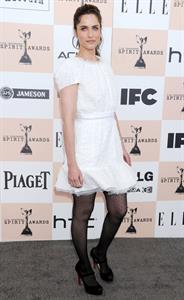 Amanda Peet Film Independent Spirit awards at Santa Monica Beach on February 26, 2011