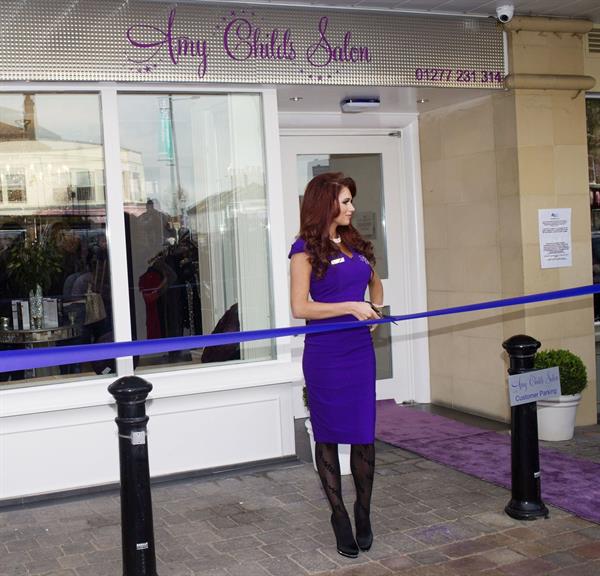 Amy Childs launching her salon at Unit 1 Wilson's Corner in Brentwood on November 24, 2011