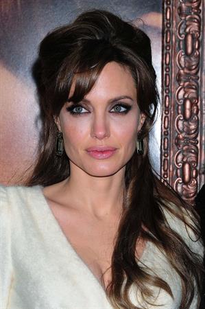 Angelina Jolie the Tourist world premiere in New York on December 6, 2010