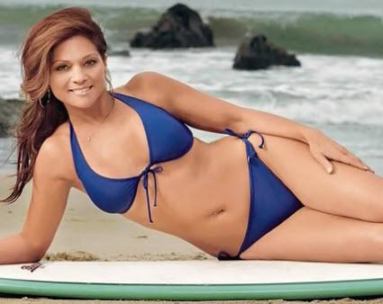 Valerie Bertinelli in a bikini