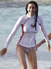 Nancy Shevell in a bikini