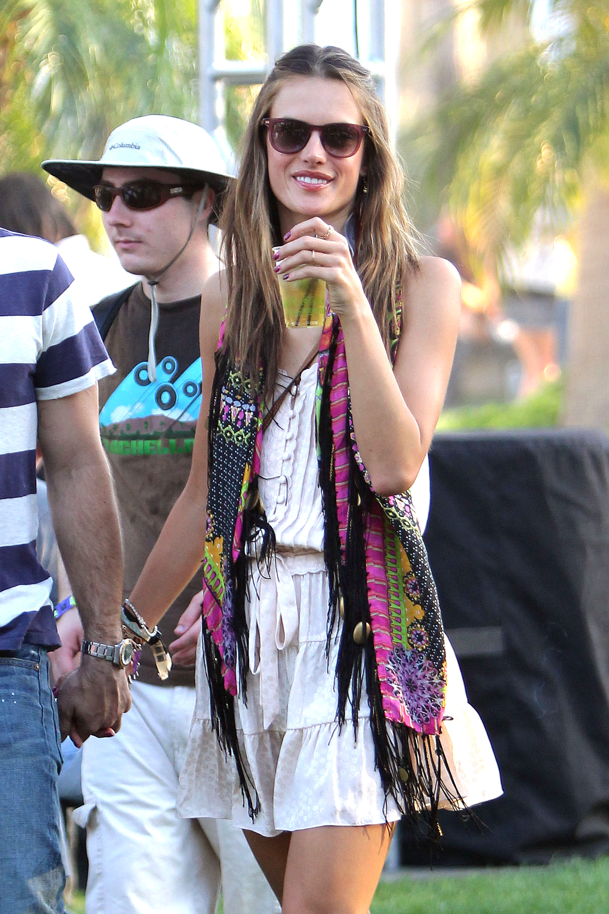 Alessandra Ambrosio Pictures Alessandra Ambrosio at Coachella Valley Music and Arts Festival day 1 on April 15, 2011