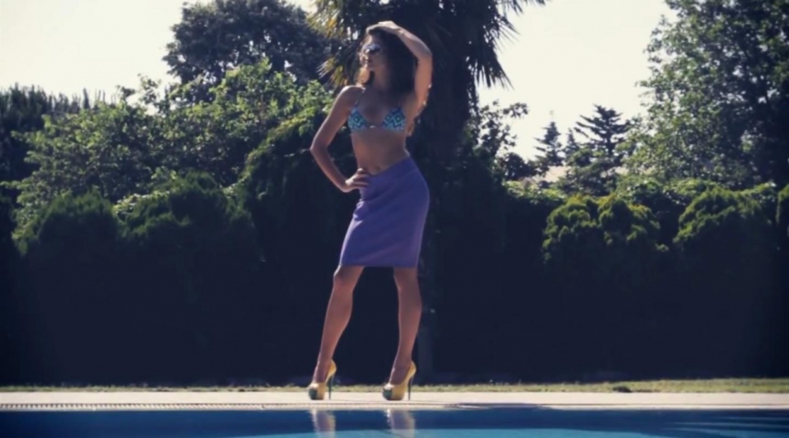 Berrak Tüzünataç in a bikini