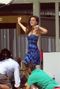 Jessica Alba posing for a magazine photoshoot on June 15, 2012