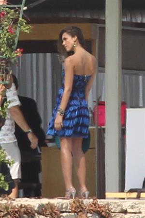 Jessica Alba posing for a magazine photoshoot on June 15, 2012