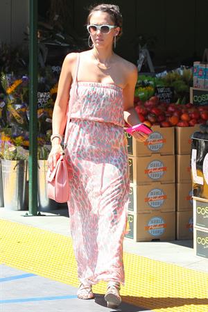 Jessica Alba out shopping in Hollywood on July 21, 2012