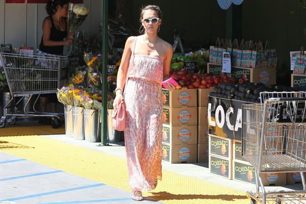 Jessica Alba out shopping in Hollywood on July 21, 2012