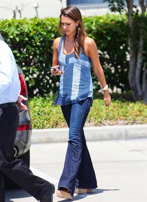 Jessica Alba out in Montebello on July 31, 2012
