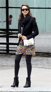 Jessica Alba out about in New York on May 7, 2012
