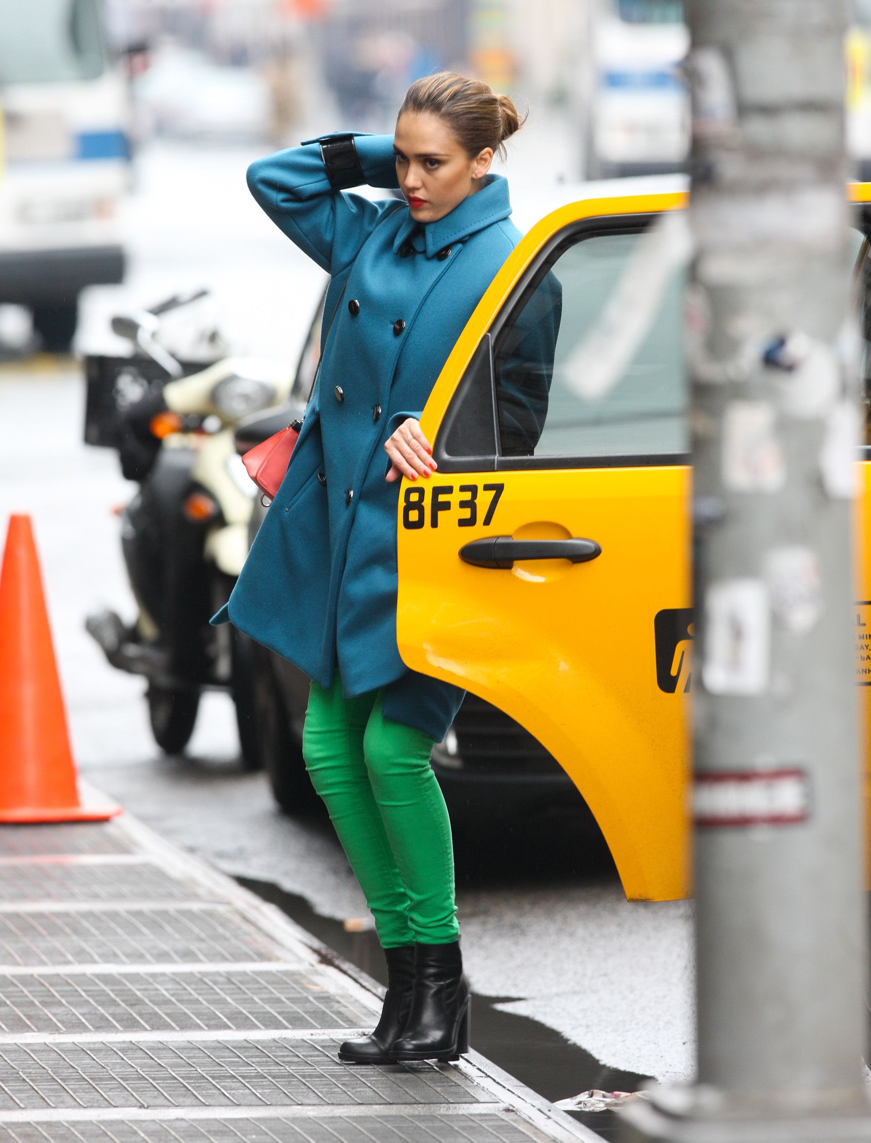 Jessica Alba out and about in New York City on January 15, 2012