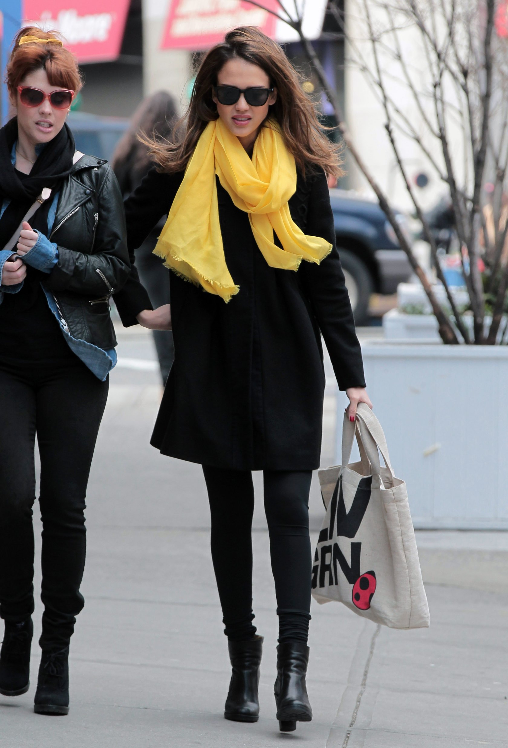 Jessica Alba out and about in New York on March 9, 2012