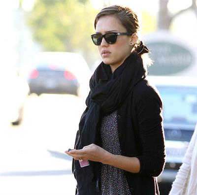 Jessica Alba in Los Angeles on January 28