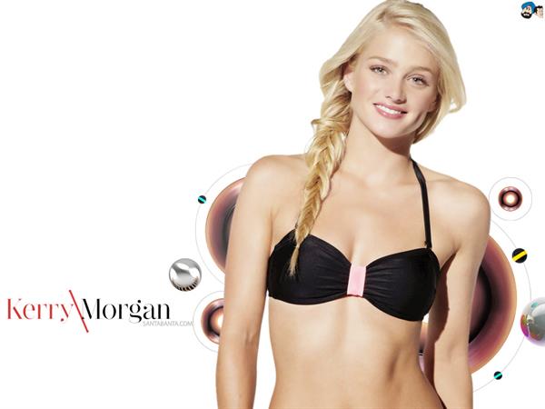 Kerry Morgan in a bikini