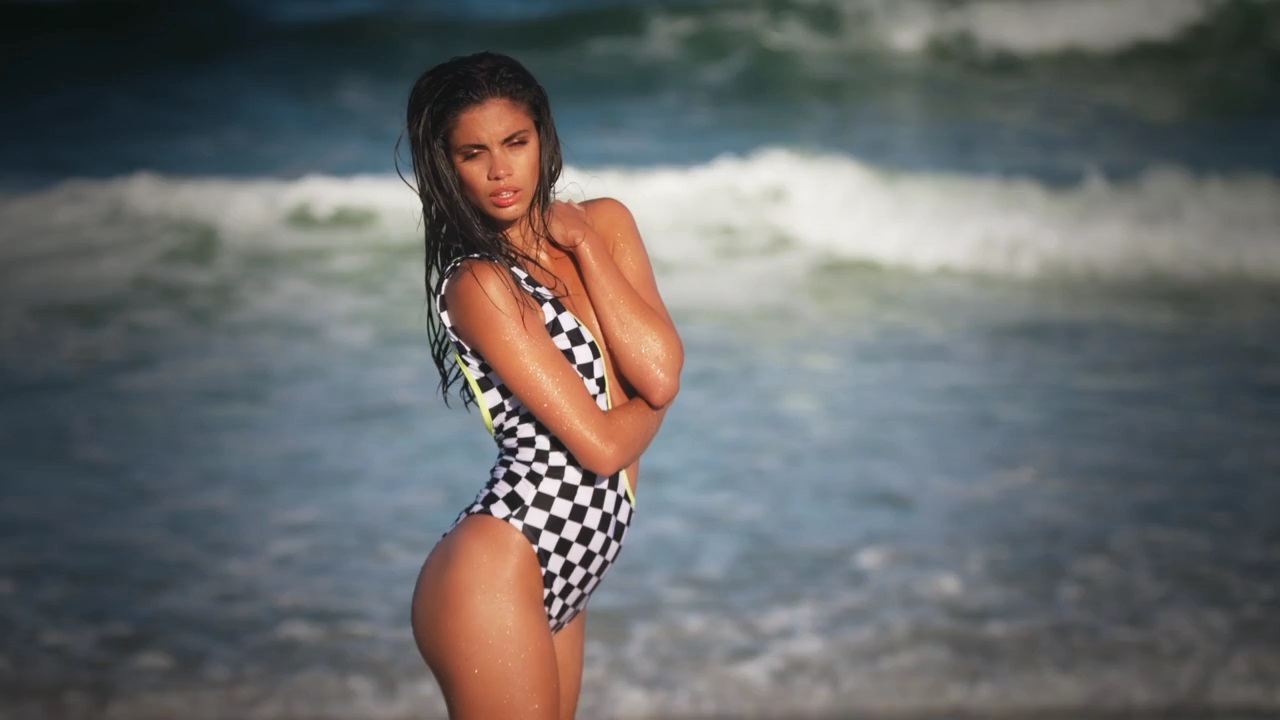 Sara Sampaio in a bikini