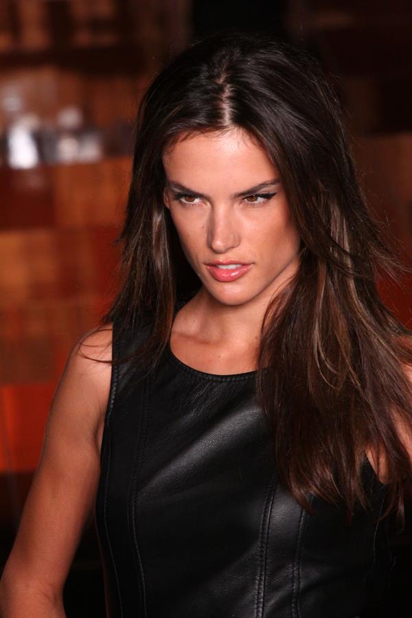 Alessandra Ambrosio on the runway at Colcci Fashion Show on January 30, 2011