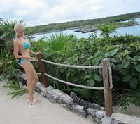 Valeria Lukyanova in a bikini