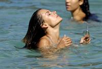 Alessandra Ambrosio Saint Barthelemy Candids on January 22, 2009 