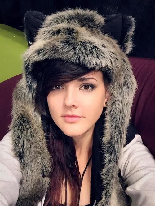 Darshelle Stevens taking a selfie