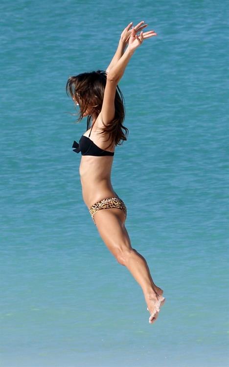 Alessandra Ambrosio in a bikini