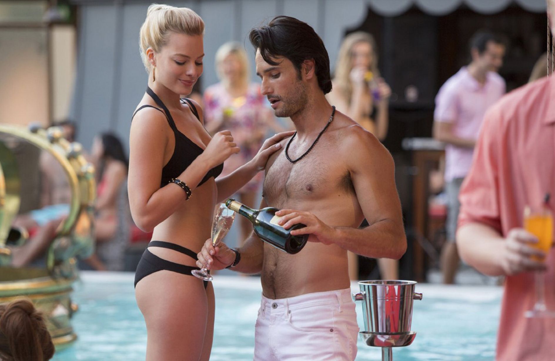 Margot Robbie in a bikini