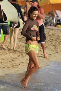 Alessandra Ambrosio in a bikini