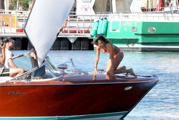 Alessandra Ambrosio in a bikini