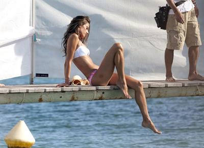 Alessandra Ambrosio in a bikini