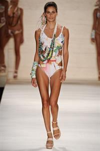 Caroline Francischini in a bikini