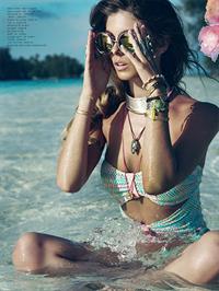 Carmella Rose in a bikini