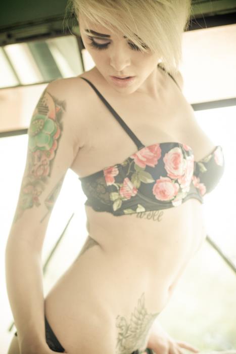 Alysha Nett in lingerie