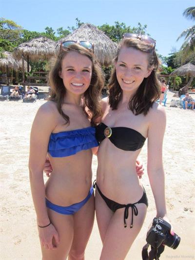 Anonymous in a bikini