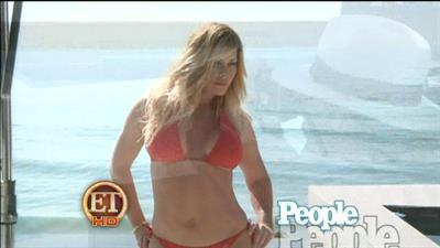 Nicole Eggert in a bikini