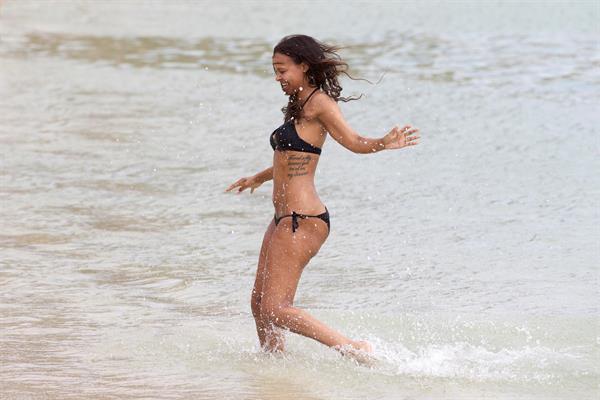 Samantha Mumba in a bikini