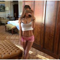 Viktoria Odintsova taking a selfie