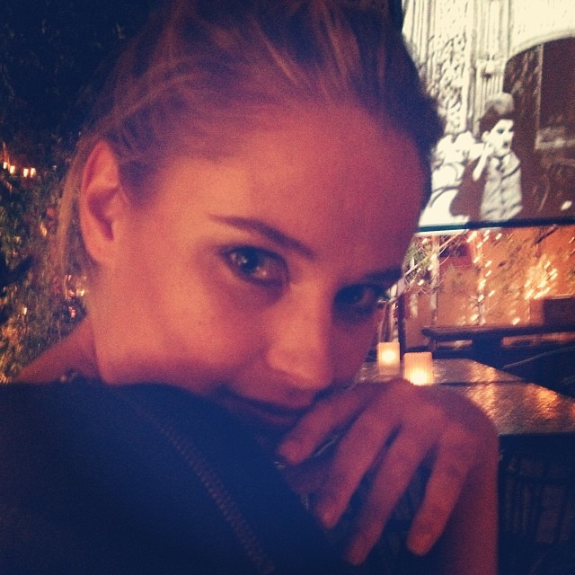 Genevieve Morton taking a selfie