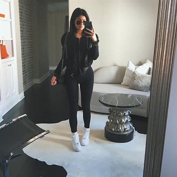 Kylie Jenner taking a selfie