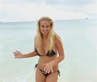 Genevieve Morton in a bikini